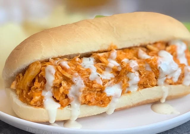Buffalo chicken sub.
