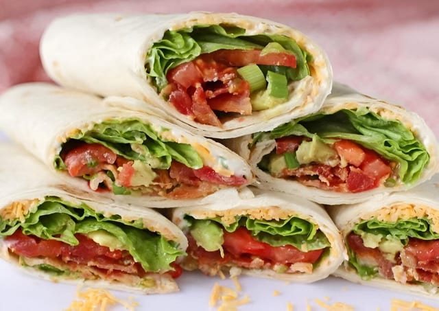 Bacon avocado roll.