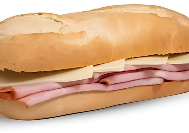 Ham and cheese sub.