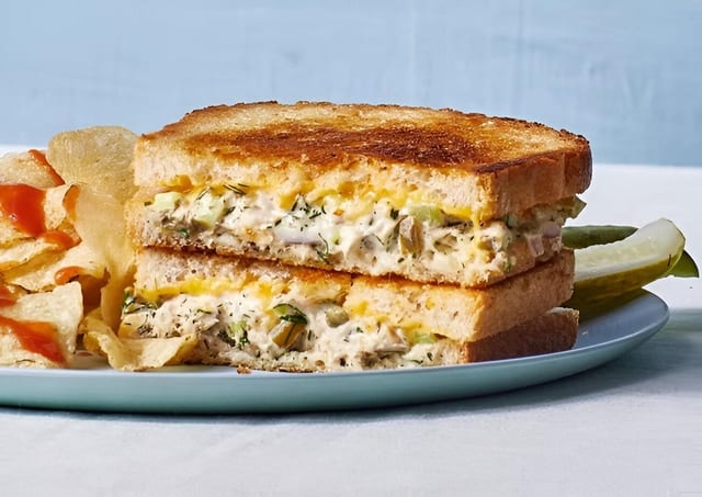 Tuna melt sub.