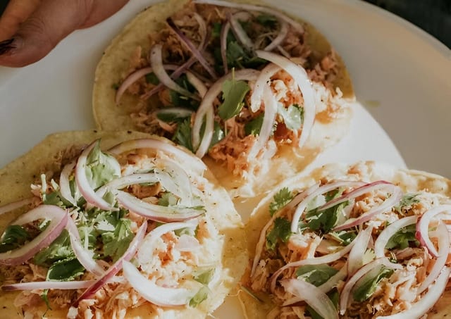Buffalo chicken taco.