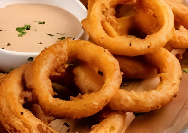 Onion rings small.