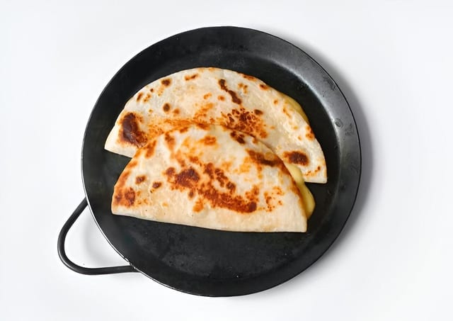 Cheese quesadillas.