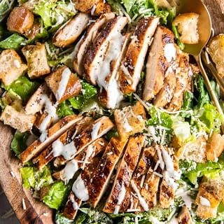 grill chicken caesar salad